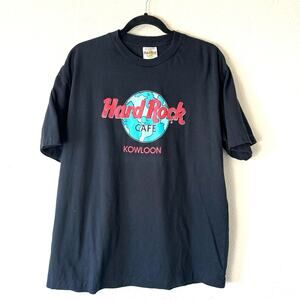Vintage Single Stitch Hard Rock Cafe Kowloon T Shirt Size XL
